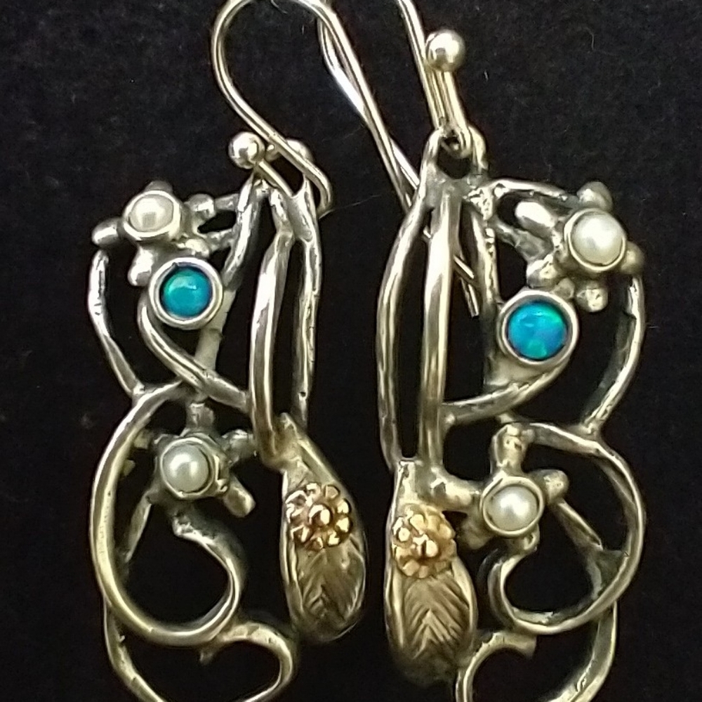 Hand Crafted Sterling Silver Earrings